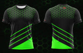 Red Hexa Lines Jersey